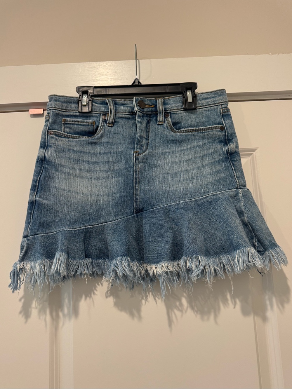 Blank NYC denim mini skirt